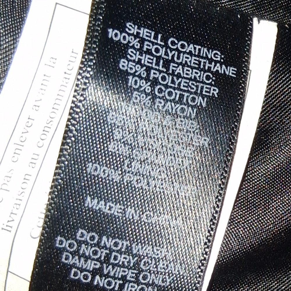 Express Black Faux Quilted Bomber Jacket - Picture 4 of 5